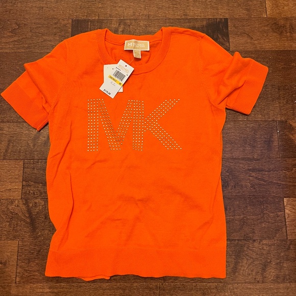 Michael Kors orange sweater - Picture 1 of 2